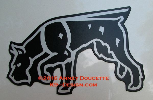 Giant Schnauzer Tracking Magnet - Choose Color