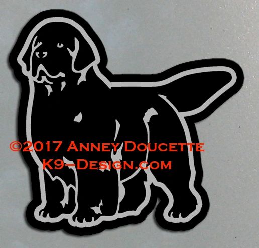 Newfoundland Stand Front Magnet - Choose Color