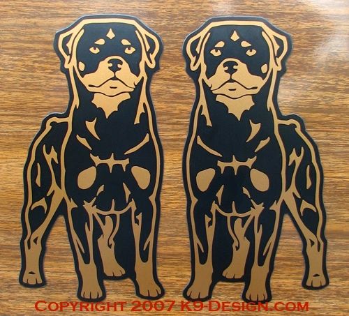 Rottweiler Stand Front Magnet