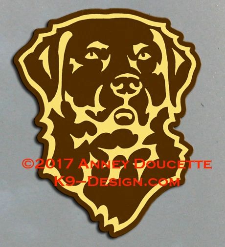 Chesapeake Bay Retriever Headstudy Magnet