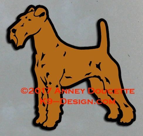 Irish Terrier Standing Magnet