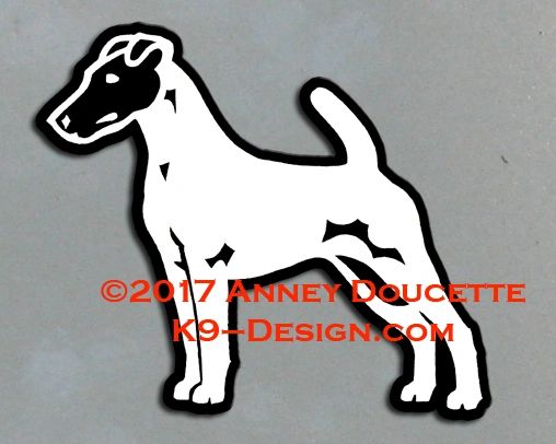 Smooth Fox Terrier Stacked Magnet