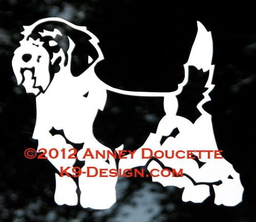 Petit Basset Griffon Vendeen Stacked Decal