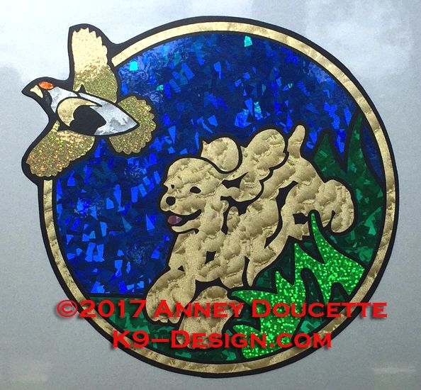 Cocker Spaniel Quail Hunting Magnet - Choose Color