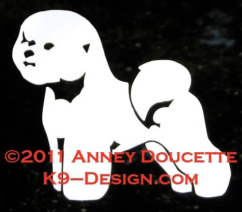 Bichon Frise Standing Decal