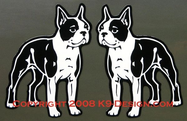 Boston Terrier Standing Magnet - Choose Color