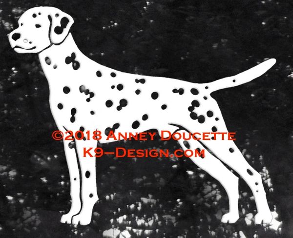 Dalmatian Stacked Decal