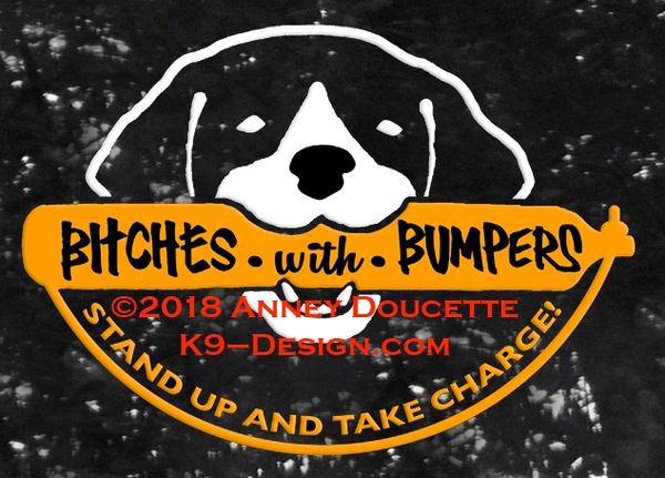 German Shorthaired Pointer "Bitches With Bumpers" Decal