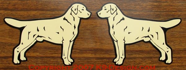 Labrador Retriever Standing Magnet - Choose Color