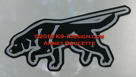 Labrador Retriever Tracking Magnet - Choose Color