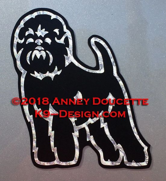 Affenpinscher Standing Magnet