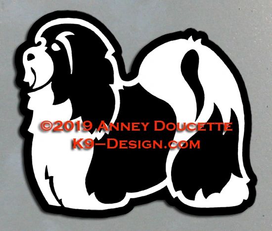 Havanese Standing 2015 Magnet