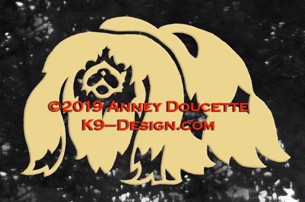 Pekingese Decal - Choose Color