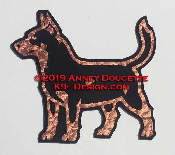 Lancashire Heeler Magnet - Choose Color