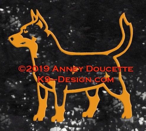 Lancashire Heeler Decal - Choose Color