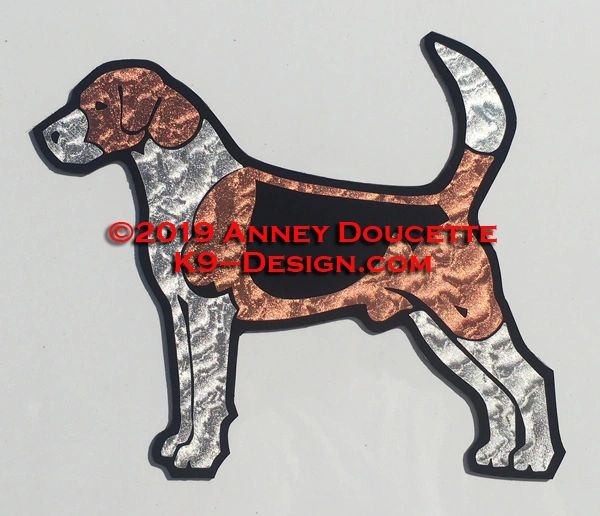 English Foxhound Standing Magnet