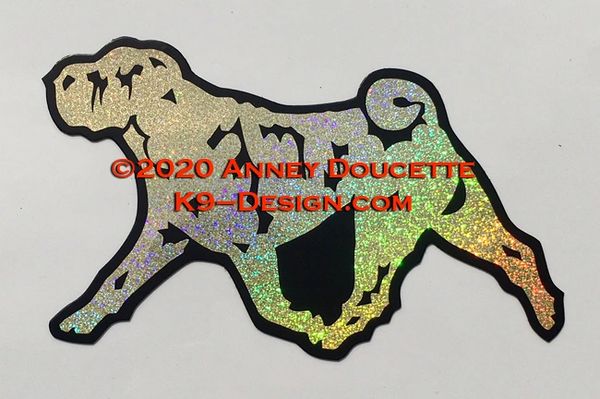 Chinese Shar-Pei Trotting Magnet - Choose Color