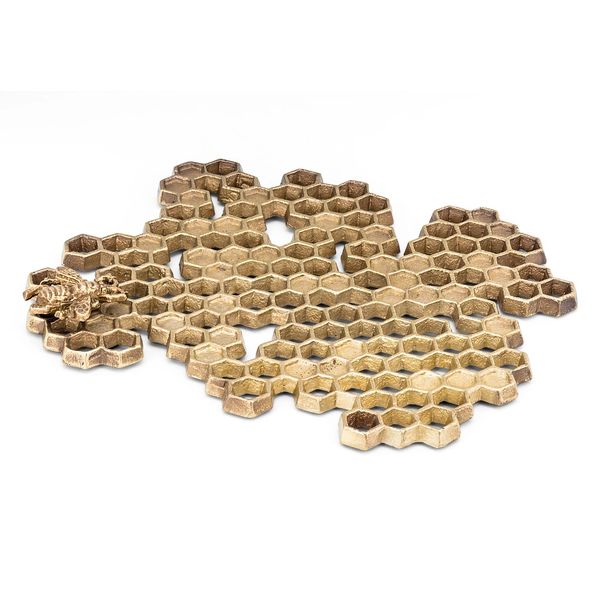 Honeycomb Trivet with Bee