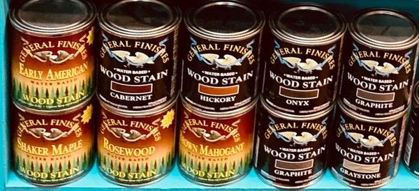 General Finishes American Walnut Oil Based Penetrating Wood Stain Quart