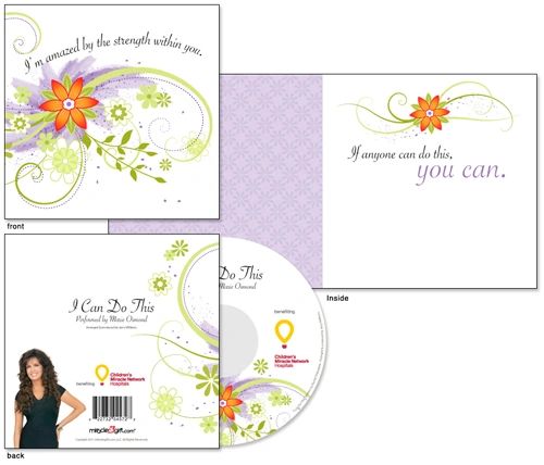 Miracle Gift Card - I Can Do This - Marie Osmond