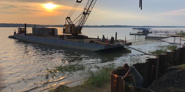 seawall installation