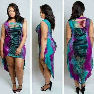 J74X Purple Turquoise Cover up