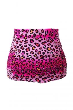 1208 Rosy Leopard Print High Waist Bottom