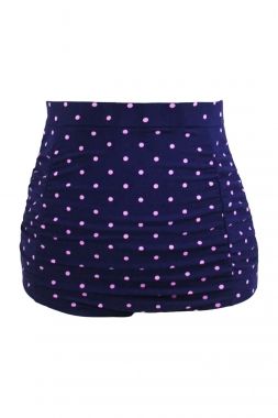 1209 Polka Dot Print High Waist Bottom