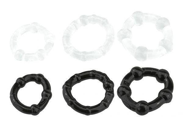 SJ79 3 PCS Penis Rings Silicone