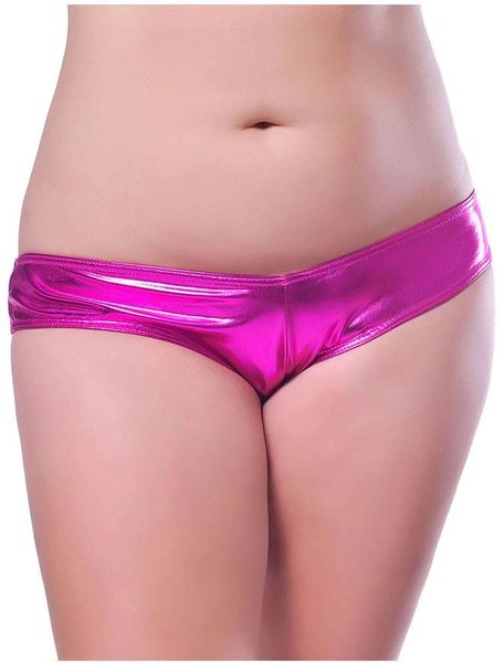 P501P Pink Metallic Booty Shorts