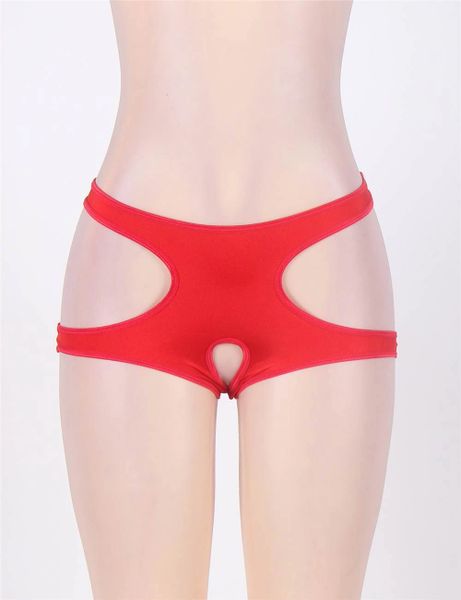 Y166 Plus Size Crotchless Panty