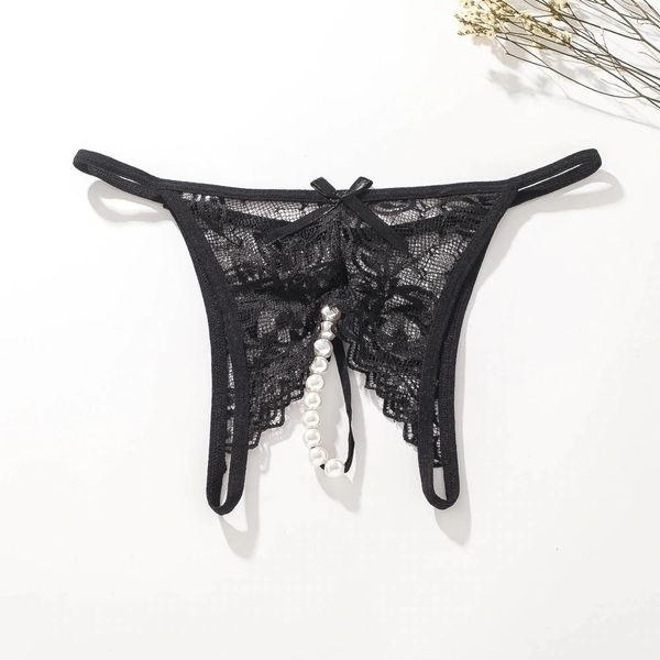 A2144 Pearl Tangas Lace Embroidery Panties