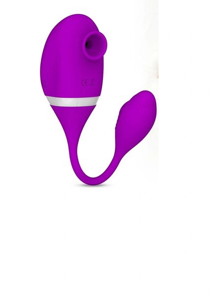 E090 Purple 10 Mode Clitoris Sucker and G-Spot