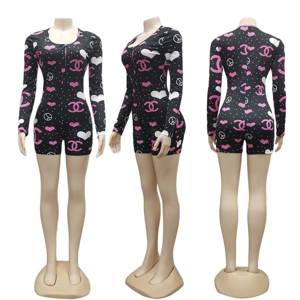 KC81 Black Pink CC Short Adult Onesie