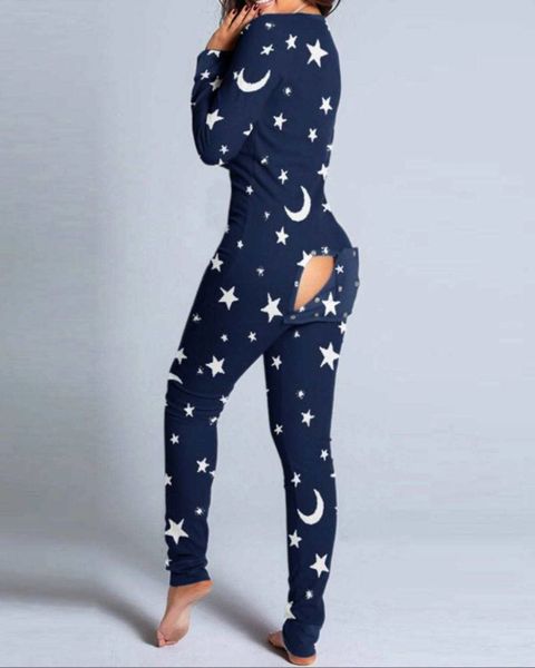 C622BM Blue Moon and Stars Long Open Flap