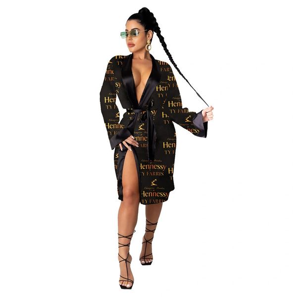 AL5214 Long Hennessey Satin Robe