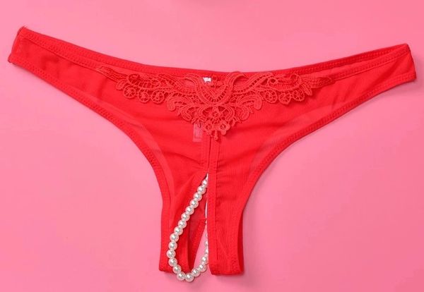 U306 Plus Size Pearl Thong