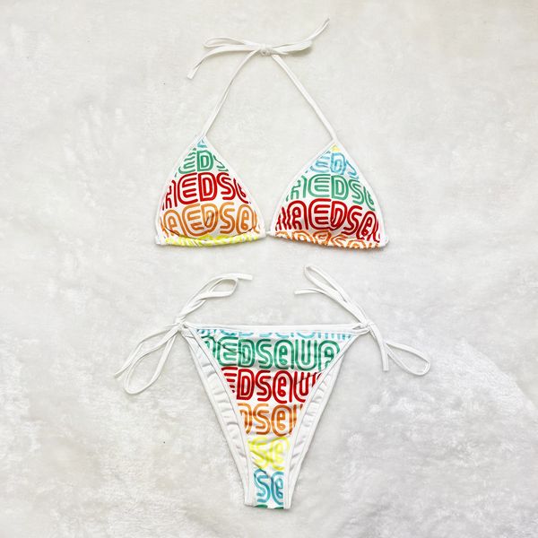 S6310 Pastel Multi Color Bikini Set