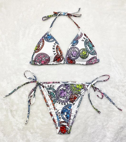 S6311 Multi Color Versace Type Bikini Set