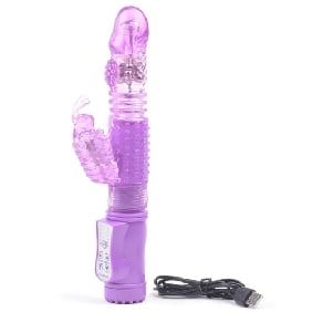 Z0123 Thrusting Butterfly Pearls Vibrator