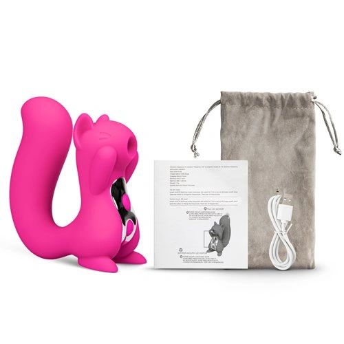 S039 Silicone Squirrel Clitoral Sucking Massager