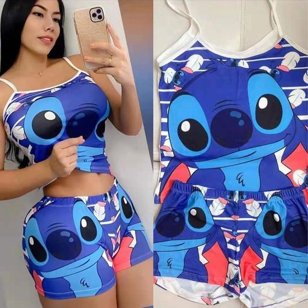 K481 Stitch Face Pajama Set