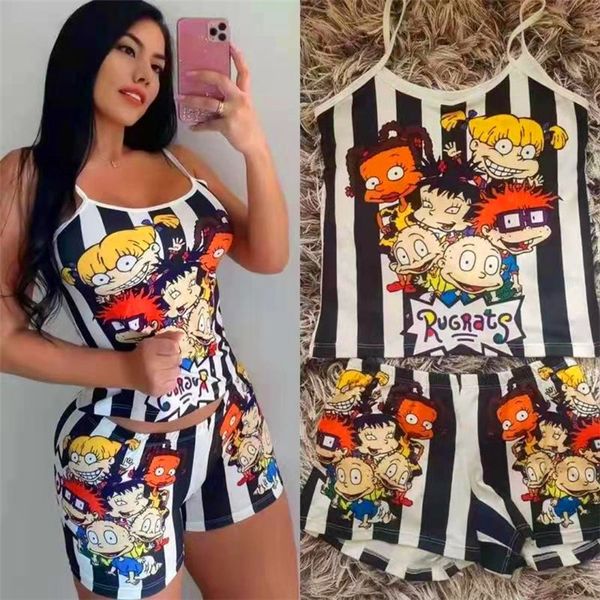 2174 Two Piece Rugrat Shirt and Short Pajama Set