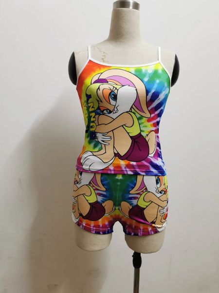 5T35 Rainbow Lola Two Piece Pajama Set