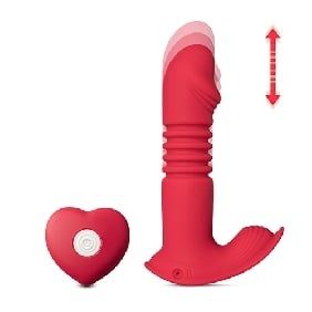 Y2601 Remote Control Thrusting Wearable Vibrator with Heating Function