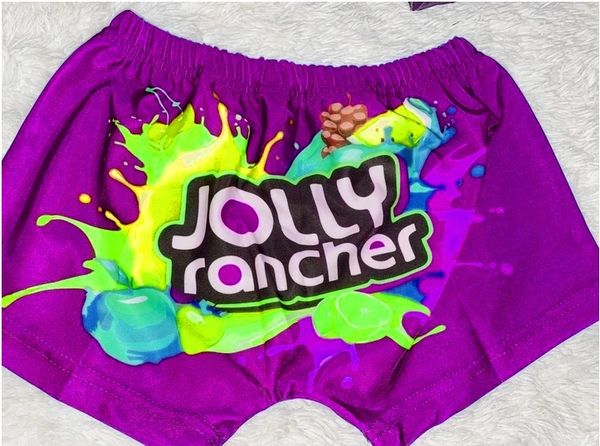 BK44 Purple Jolly Rancher Inspired Booty Shorts