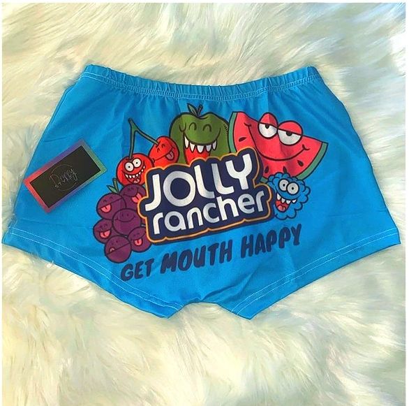 BK25 Blue Jolly Rancher Inspired Booty Shorts