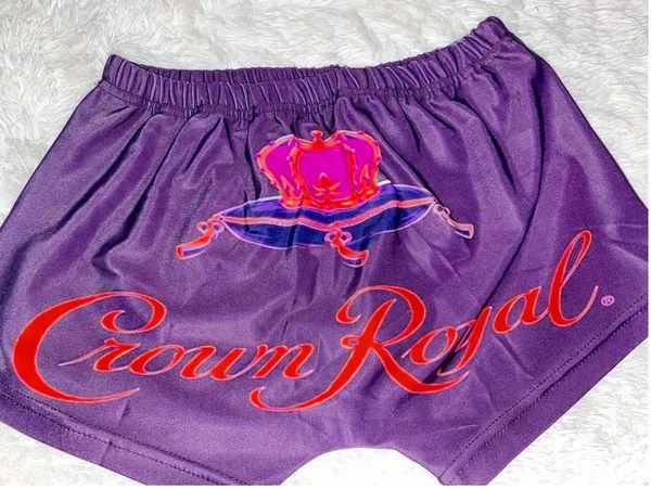 BK62 Red Crown Royal Inspired Booty Shorts