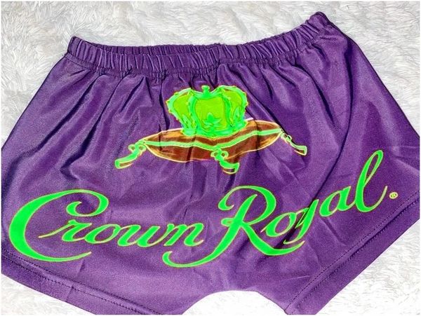BK63 Green Crown Royal Inspired Booty Shorts