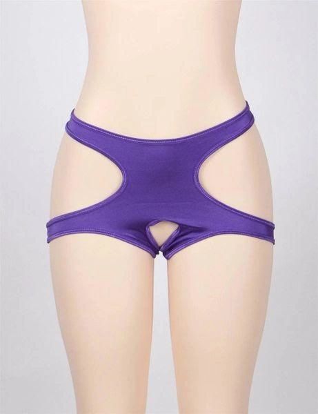 Y56 Mid Rise Breathable Hollow Out/Crotchless Panty